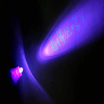4 τμχ/παρτίδα Φωτεινό στυλό φωτός Magic Purple 2 σε 1 UV Μαύρο φως Combo Σχέδιο Αόρατο στυλό Εκμάθησης Παιχνίδια για Παιδιά