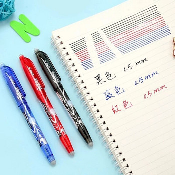 Στυλό πιλότου 0,5 χιλιοστών Μπλε Μαύρο Κόκκινο Μελάνι Σβώσιμο Gel στυλό με αντικαταστάσιμη ράβδο επαναπλήρωσης Ιαπωνικό Γραφείο Σχολικό Προμήθειες Γραφής