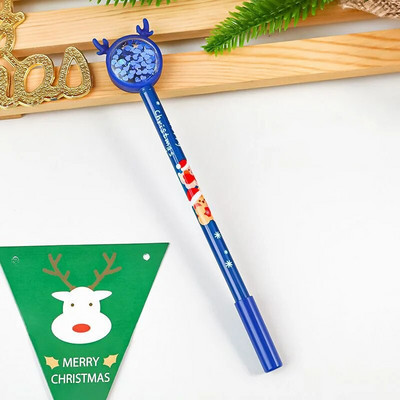 1 τεμάχιο Lytwtw's Stationery Cute Kawaii Christmas Elk Gel στυλό Σχολικά προμήθειες γραφείου Creative Sweet Pretty Lovely Pen