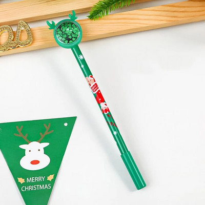 1 τεμάχιο Lytwtw's Stationery Cute Kawaii Christmas Elk Gel στυλό Σχολικά προμήθειες γραφείου Creative Sweet Pretty Lovely Pen