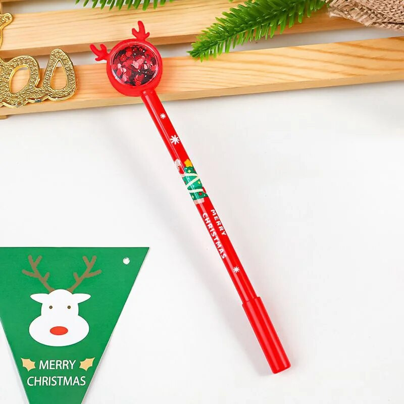 1 τεμάχιο Lytwtw's Stationery Cute Kawaii Christmas Elk Gel στυλό Σχολικά προμήθειες γραφείου Creative Sweet Pretty Lovely Pen