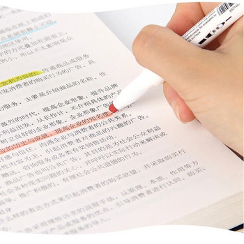Στυλό 5 χρωμάτων Δικέφαλο Highlighter Art Markers Kawaii Japanese Color Fluorescent Pens School & Office Χαρτικά