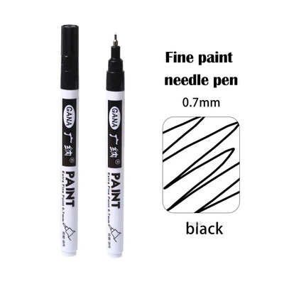 4 värvi värvipliiats 0,7 mm eriti peene punktiga värvimarker Mittetoksiline veekindel püsimarker kaartide, plakatite, kivikruuside jaoks