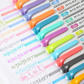 5 gab./komplektā ar divgalvu iezīmētās pildspalvas Grafiti marķieri marķieri mākslas krāsainie skicēšanas marķieri Kawaii kancelejas preču gēla pildspalvas