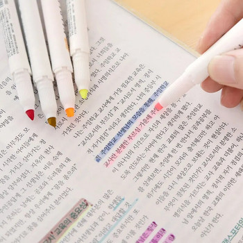 JIANWU 1 бр. Японски канцеларски материали zebra Mild liner двуглава флуоресцентна писалка кука писалка маркер цвят на писалка Mark Pen сладък