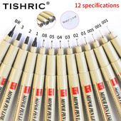 TISHRIC 8811 Needle Pen Art Sakura Pen Nylon Nib Μαύρη Pigma στυλό Micron Χειροποίητο σχέδιο σκίτσο Needle Art/Σχολικά προμήθειες