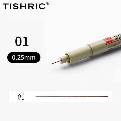 TISHRIC 8811 Needle Pen Art Sakura Pen Nylon Nib Μαύρη Pigma στυλό Micron Χειροποίητο σχέδιο σκίτσο Needle Art/Σχολικά προμήθειες