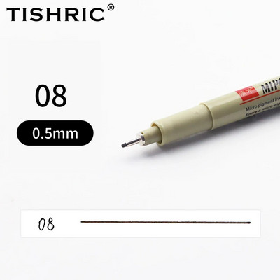 TISHRIC 8811 Needle Pen Art Sakura Pen Nylon Nib Μαύρη Pigma στυλό Micron Χειροποίητο σχέδιο σκίτσο Needle Art/Σχολικά προμήθειες