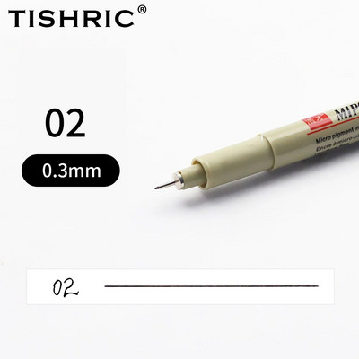 TISHRIC 8811 Needle Pen Art Sakura Pen Nylon Nib Μαύρη Pigma στυλό Micron Χειροποίητο σχέδιο σκίτσο Needle Art/Σχολικά προμήθειες