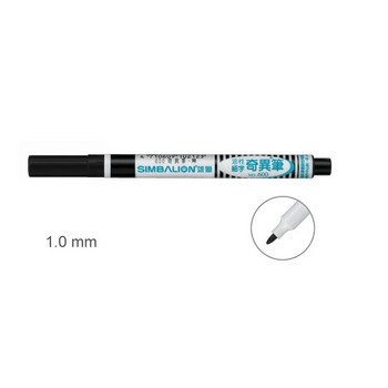 Перманентен маркер Simbalion 1,0 mm Цветно химикало с алкохолно мастило Скрапбук маркери Бяла химикалка Черни маркери върху всякакви канцеларски материали