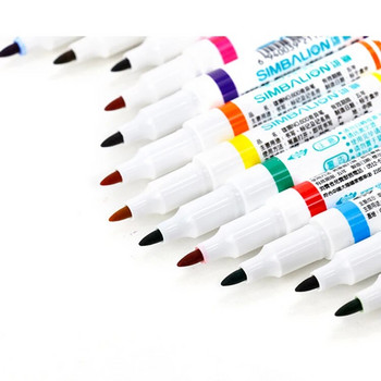 Перманентен маркер Simbalion 1,0 mm Цветно химикало с алкохолно мастило Скрапбук маркери Бяла химикалка Черни маркери върху всякакви канцеларски материали