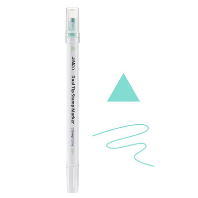 6 värvilist templit Kahe otsaga kunstimarkerid DIY scrapbooking päeviku joonistamine Doodling Highlighter kirjatarbed