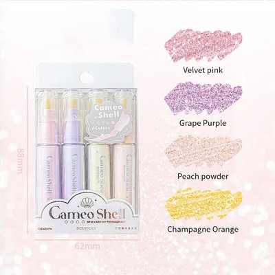 4gab Mīlīgi mirdzoši marķieri, marķieri, marķieri, laineri.