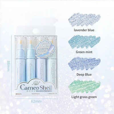 4gab Mīlīgi mirdzoši marķieri, marķieri, marķieri, laineri.