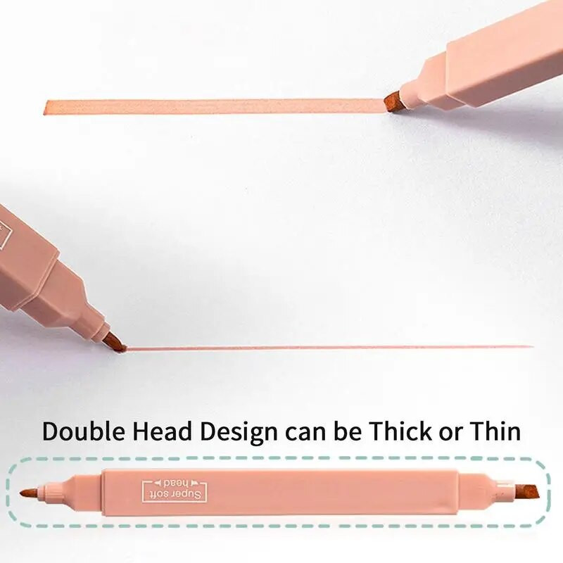 Piibli esiletõstjad Kahe otsaga raamatute esiletõstjad, 6 tükki, armsad esteetilised markerid, õppetarbed ja tarvikud