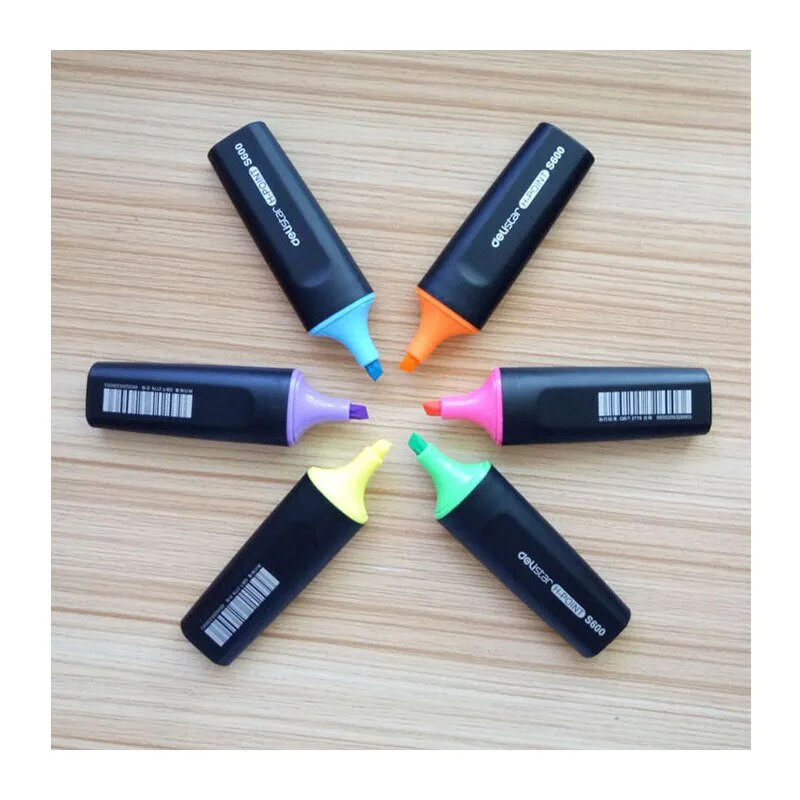 S600 izgaismotājs ūdensizturīgs zīmēšanas pildspalva Art Marķieri Pildspalva Nav viegli izbalināt izgaismotāji Fluorescējoši spilgtas krāsas DropShipping