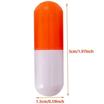 6 τεμ/συσκευασία Creative Pill Shape Mini Colorful Candy Color Highlighters Διαφημιστικοί μαρκαδόροι Δώρο χαρτικά Χρώμα στυλό