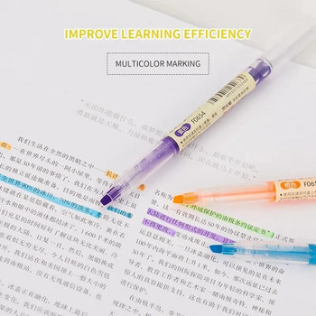 ZUI XUA Direct Liquid Fluorescent Pen Student Σήμανση με βασικά σημεία, ένας λογαριασμός Graffiti διπλής χρήσης