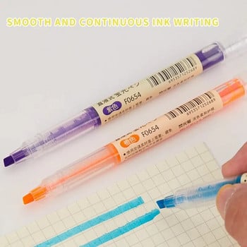 ZUI XUA Direct Liquid Fluorescent Pen Student Σήμανση με βασικά σημεία, ένας λογαριασμός Graffiti διπλής χρήσης