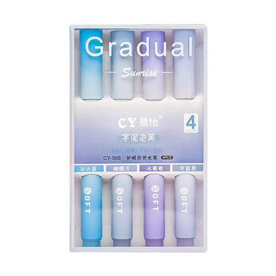4 buc/set Marker Pixuri Highlighter Desen Pictură Markers Spot Liner DIY drăguț coreeană Papetarie Rechizite de birou școlare