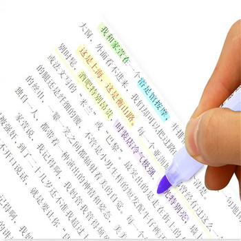 Висококачествен 61 прозрачен цветен хайлайтер Ученик Училищен офис канцеларски материали Флуоресцентен маркер за изкуство Ново