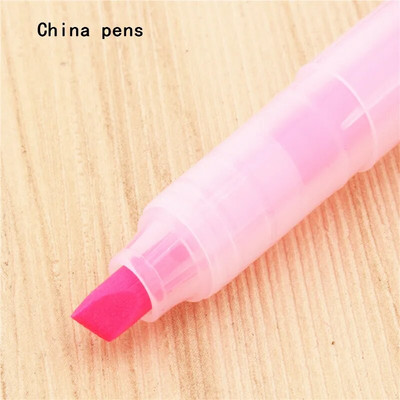 Aukštos kokybės 61 Permatomos spalvos paryškintuvas Mokinių Mokyklos Biuro reikmenys Fluorescentinis meninis žymeklis Naujas