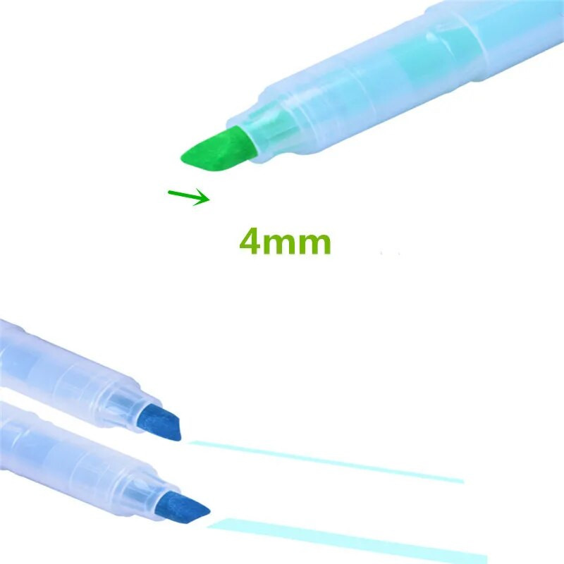 Aukštos kokybės 61 Permatomos spalvos paryškintuvas Mokinių Mokyklos Biuro reikmenys Fluorescentinis meninis žymeklis Naujas