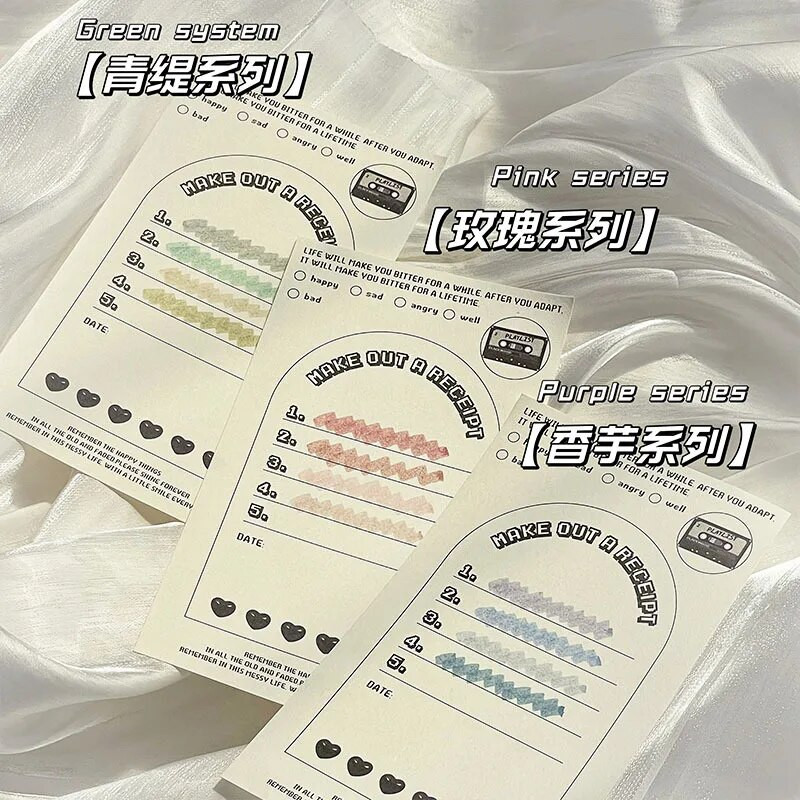 4 kom/set Jednostavan obojeni marker Modni gradijent jednobojni pisaći marker marker dvostruka glava spomenar šarena olovka učenik