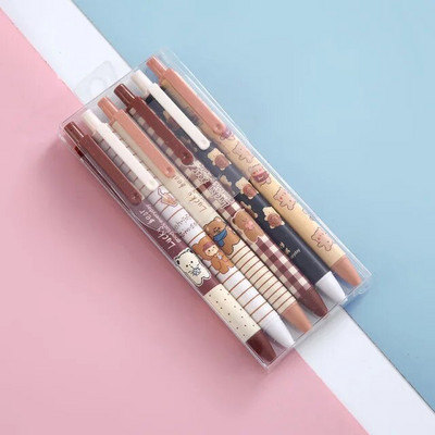 6gab/komplekts Marķieris Pildspalva Marķieris Ota Pildspalvas Fluorescējoša pildspalva Zīmēšanas marķieri Divgalvu, izmantojot pildspalvas Pastels Kancelejas preces