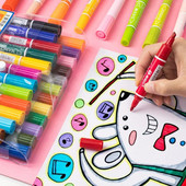 Μαρκαδόροι διπλού άκρου με βάση το λάδι Χρωματιστοί μόνιμοι μαρκαδόροι Εργαλεία ζωγραφικής για παιδιά Γκράφιτι Σχέδιο προμήθειες τέχνης Kawaii Stationery