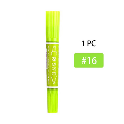 Μαρκαδόροι διπλού άκρου με βάση το λάδι Χρωματιστοί μόνιμοι μαρκαδόροι Εργαλεία ζωγραφικής για παιδιά Γκράφιτι Σχέδιο προμήθειες τέχνης Kawaii Stationery