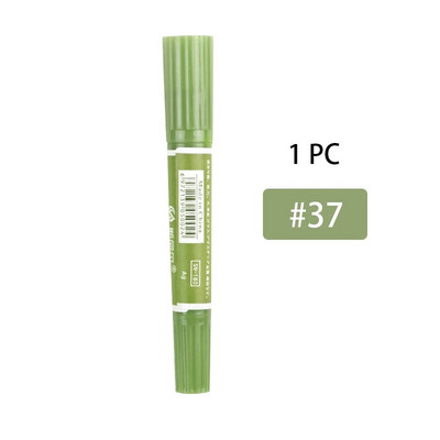 Μαρκαδόροι διπλού άκρου με βάση το λάδι Χρωματιστοί μόνιμοι μαρκαδόροι Εργαλεία ζωγραφικής για παιδιά Γκράφιτι Σχέδιο προμήθειες τέχνης Kawaii Stationery