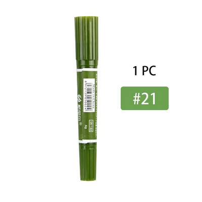 Μαρκαδόροι διπλού άκρου με βάση το λάδι Χρωματιστοί μόνιμοι μαρκαδόροι Εργαλεία ζωγραφικής για παιδιά Γκράφιτι Σχέδιο προμήθειες τέχνης Kawaii Stationery