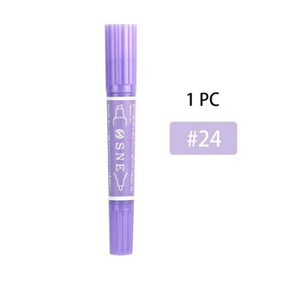 Μαρκαδόροι διπλού άκρου με βάση το λάδι Χρωματιστοί μόνιμοι μαρκαδόροι Εργαλεία ζωγραφικής για παιδιά Γκράφιτι Σχέδιο προμήθειες τέχνης Kawaii Stationery