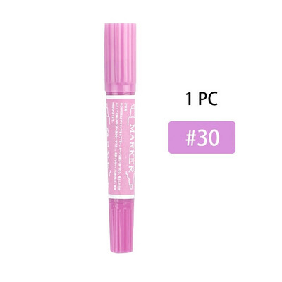 Μαρκαδόροι διπλού άκρου με βάση το λάδι Χρωματιστοί μόνιμοι μαρκαδόροι Εργαλεία ζωγραφικής για παιδιά Γκράφιτι Σχέδιο προμήθειες τέχνης Kawaii Stationery