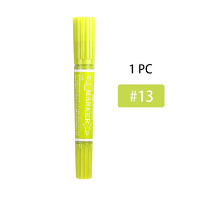 Μαρκαδόροι διπλού άκρου με βάση το λάδι Χρωματιστοί μόνιμοι μαρκαδόροι Εργαλεία ζωγραφικής για παιδιά Γκράφιτι Σχέδιο προμήθειες τέχνης Kawaii Stationery