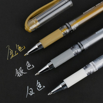 SeamiArt 1 τμχ 1mm Χρυσό Ασημί Λευκό Μεταλλικό Μαρκαδόρο Μαρκαδόρο Gel Pen For DIY Art Coloring Scrapbooking Signing Art Supplies Χαρτικά