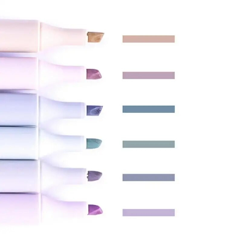 6 TK grafitipliiats, pehme värviga grafiti märkmete numbripliiats, pehme värviga kiiresti kuivav markerpliiats kooliõpetaja klassiruumi ja kontorisse