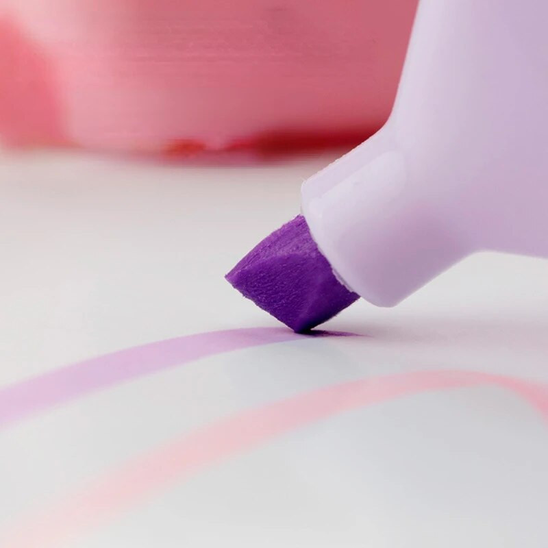 6 τμχ/Σετ χαριτωμένα καρτούν Μίνι Μαρκαδόροι Μαρκαδόροι Παστέλ Χρώματα Kawaii Μαρκαδόροι Scrapbooking Diary Highlighter Χαρτικά