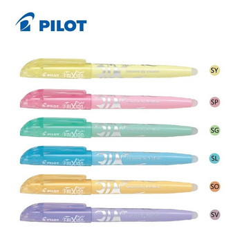 1бр Pilot Erasable Highlighter Pen Frixion Ink Fluorescent Pastel Nature Color Marker Liner for Drawing Lettering School A6250