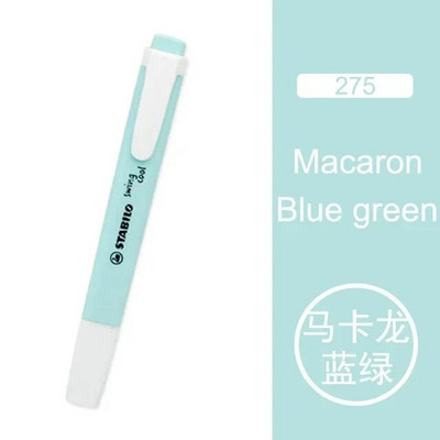 STABILO Νέα 275 Highlighters Παστέλ Μαρκαδόροι Swan Swing 6 Χρώματα Μονό Κείμενο Focus Μαρκαδόρο για Σχολικό Γραφείο 1Τμ