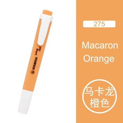 STABILO Νέα 275 Highlighters Παστέλ Μαρκαδόροι Swan Swing 6 Χρώματα Μονό Κείμενο Focus Μαρκαδόρο για Σχολικό Γραφείο 1Τμ