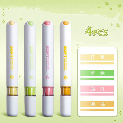 Pastel Highlighter, Decompress Pen, Chisel Tip, Highlighters Pastel, Bible Highlighter, Multicolor Highlighter Pack