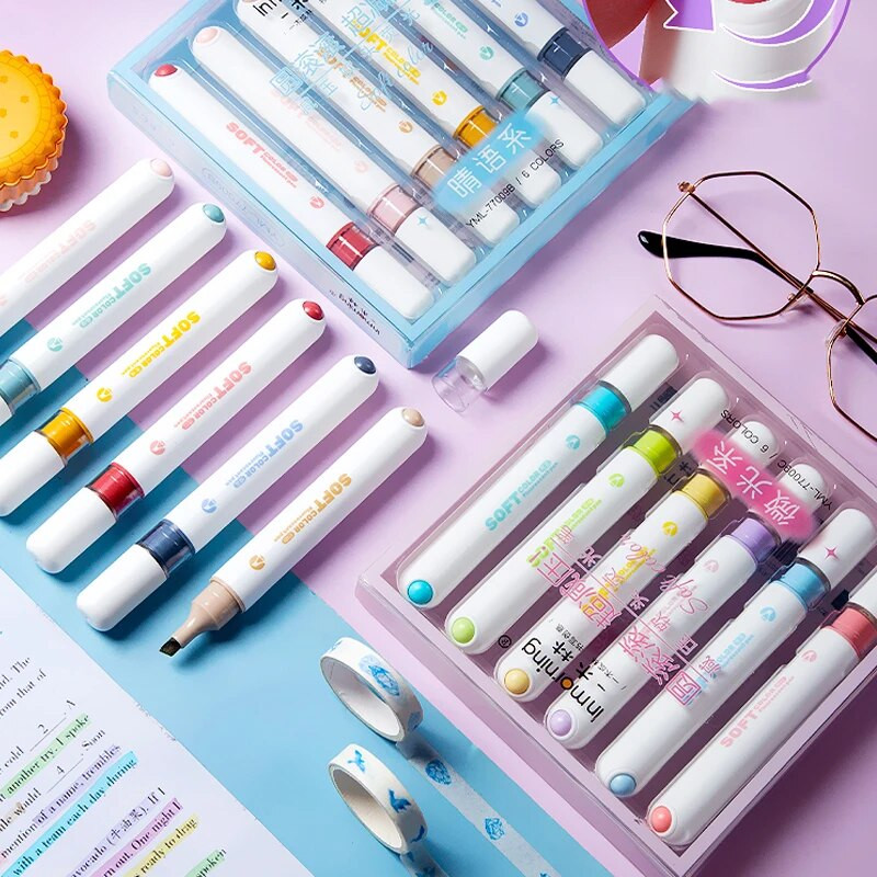 Pasteļkrāsas marķieris, Dekompreses pildspalva, Kalta uzgalis, Pastels marķieri, Bībeles marķieris, Daudzkrāsu marķieru komplekts