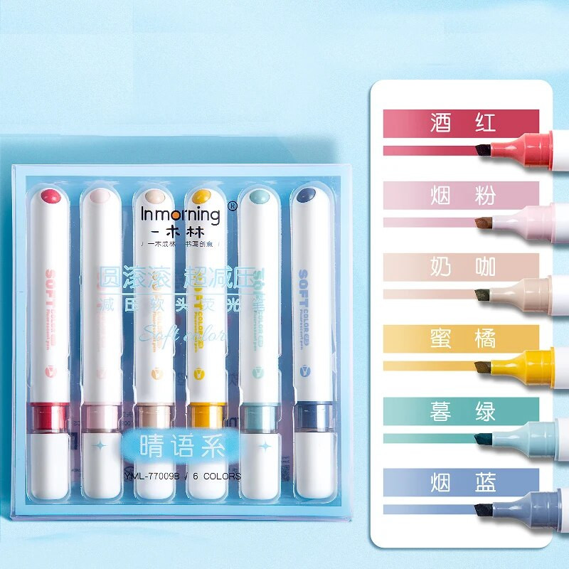 Pasteļkrāsas marķieris, Dekompreses pildspalva, Kalta uzgalis, Pastels marķieri, Bībeles marķieris, Daudzkrāsu marķieru komplekts