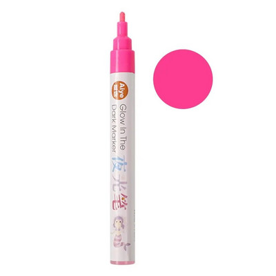 Πολύχρωμο φωτεινό στυλό Δημιουργικό στυλό ζωγραφικής με μαρκαδόρο που λάμπει στο σκοτεινό μαρκαδόρο Student φωτεινό στυλό επισήμανσης γκράφιτι