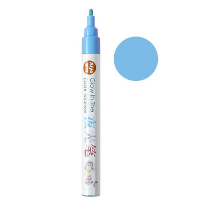 Πολύχρωμο φωτεινό στυλό Δημιουργικό στυλό ζωγραφικής με μαρκαδόρο που λάμπει στο σκοτεινό μαρκαδόρο Student φωτεινό στυλό επισήμανσης γκράφιτι