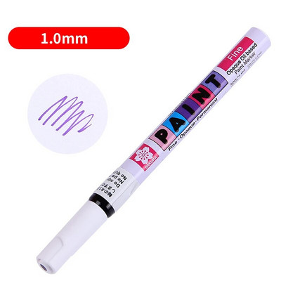 1 gab Sakura akrila marķiera klinšu krāsošanas komplekts bērniem, akmens krāsas pildspalvu komplekts, keramikas stikls, koks, DIY amatniecībai, mākslas piederumi