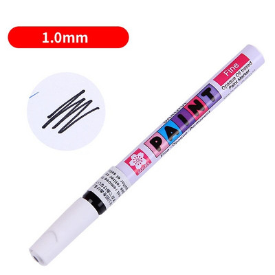 1 gab Sakura akrila marķiera klinšu krāsošanas komplekts bērniem, akmens krāsas pildspalvu komplekts, keramikas stikls, koks, DIY amatniecībai, mākslas piederumi