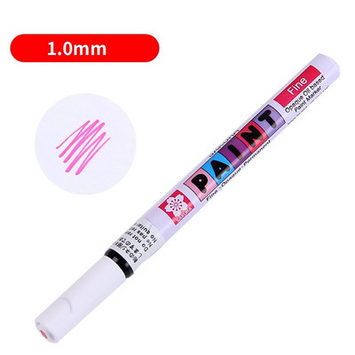 1 gab Sakura akrila marķiera klinšu krāsošanas komplekts bērniem, akmens krāsas pildspalvu komplekts, keramikas stikls, koks, DIY amatniecībai, mākslas piederumi